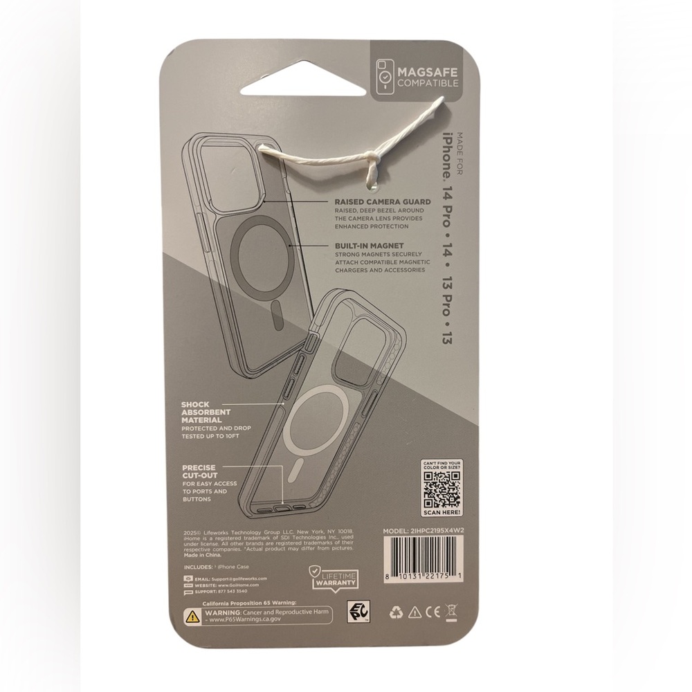 Incipio Velo Clear Case for iPhone 14 Pro - Picture 2 of 3